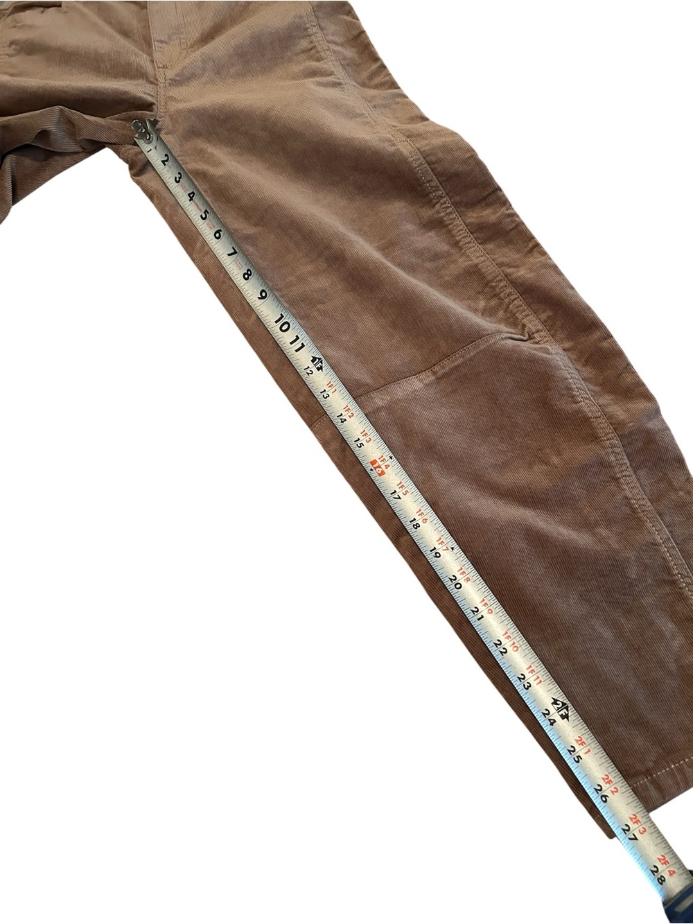 LOFT Made & Loved Tan Corduroy High Waist Barrel Jeans - NWT - PoetCore size 25 - Picture 11 of 11